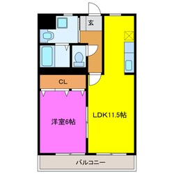 アスティオンⅡの物件間取画像